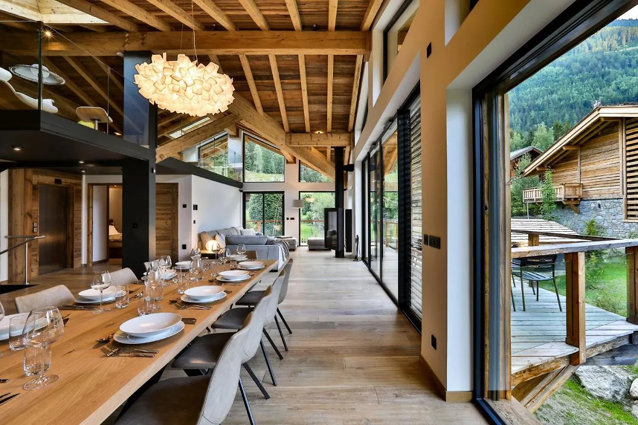 Black Stone Chalet Villa Chamonix France