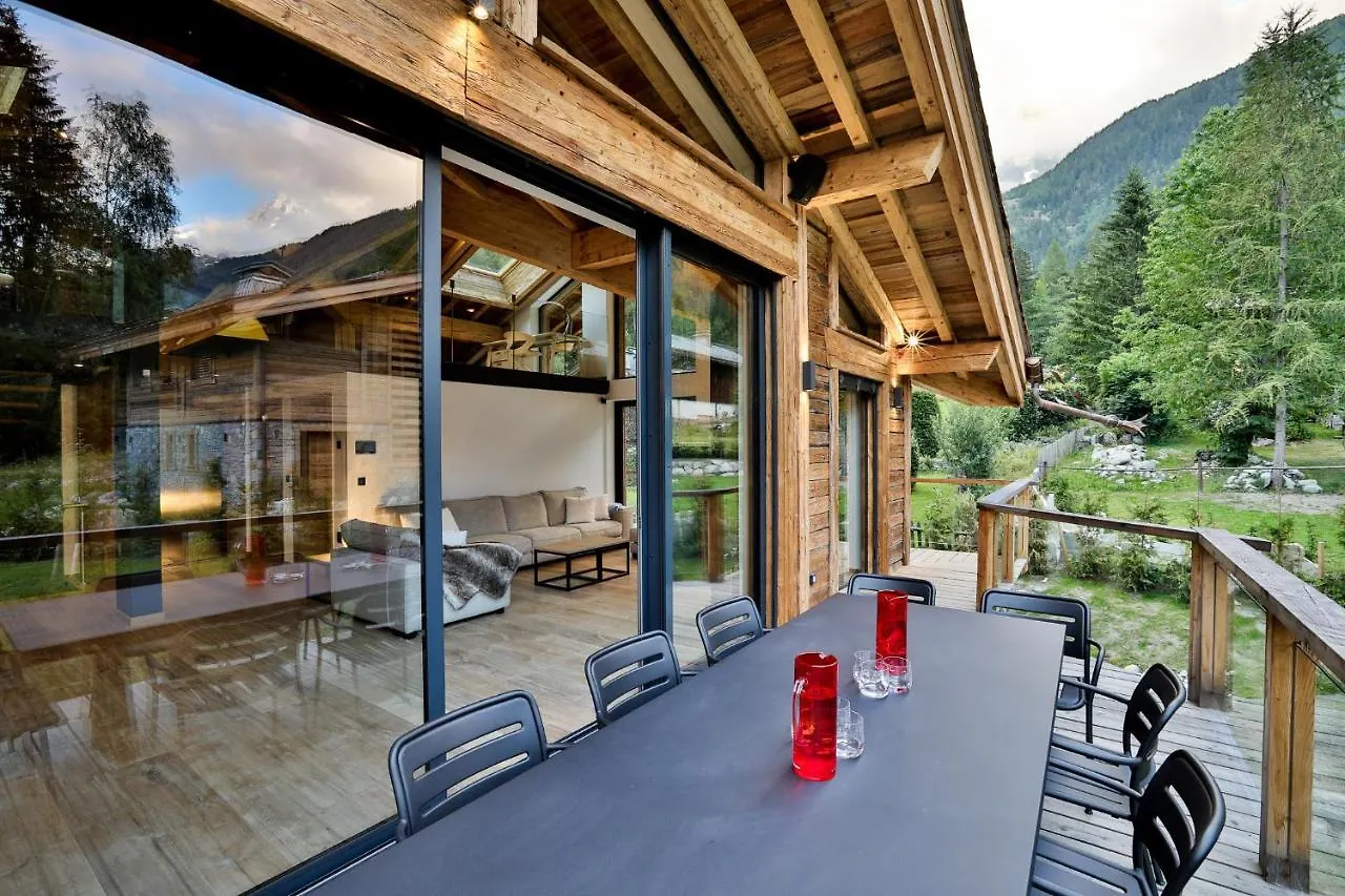Black Stone Chalet Villa Chamonix France